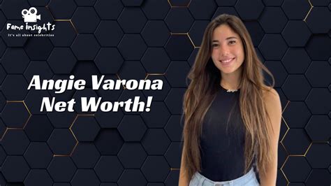 angie varona net worth|Angie Varona Net Worth